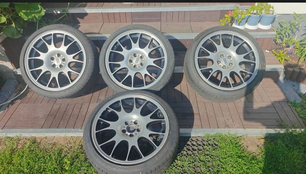 Alufelgi 18 z nowymi oponami 225/45 komplet 4szt.  5x100 Audi Vw