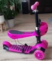 Hulajnoga trójkołowa Ricokids Buggy - różowa