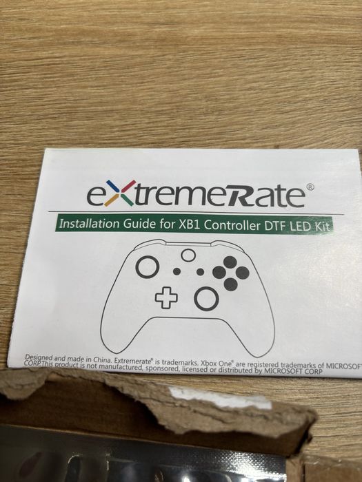 Extremerate xb1 controller dtf led kit