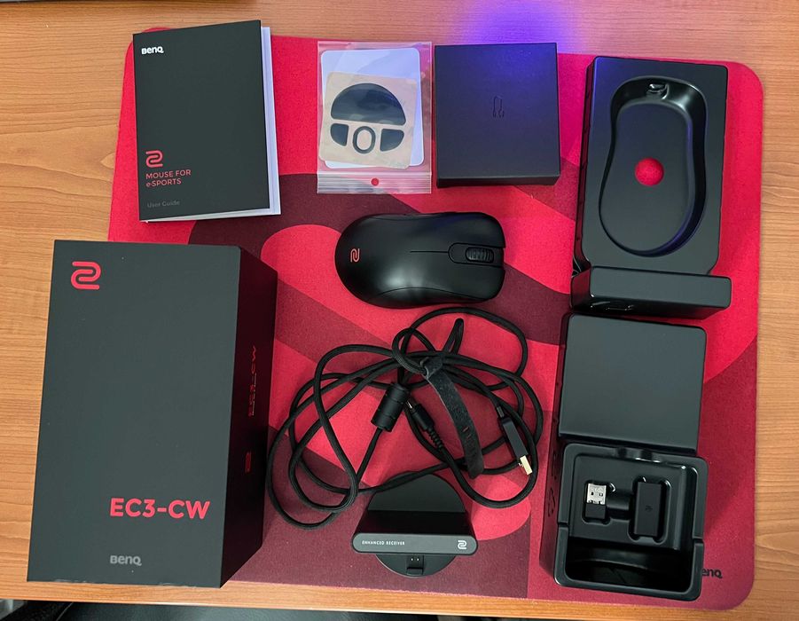 BenQ Zowie EC3-CW | Mało używana | Gwarancja do 28.04.2026 | Pełen zestaw