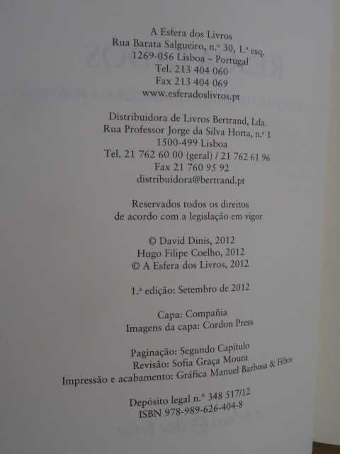 Resgatados de Hugo Filipe Coelho e David Dinis - 1ª Edição