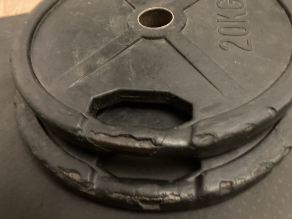 Takerze olimpijskie gumowane 20kg