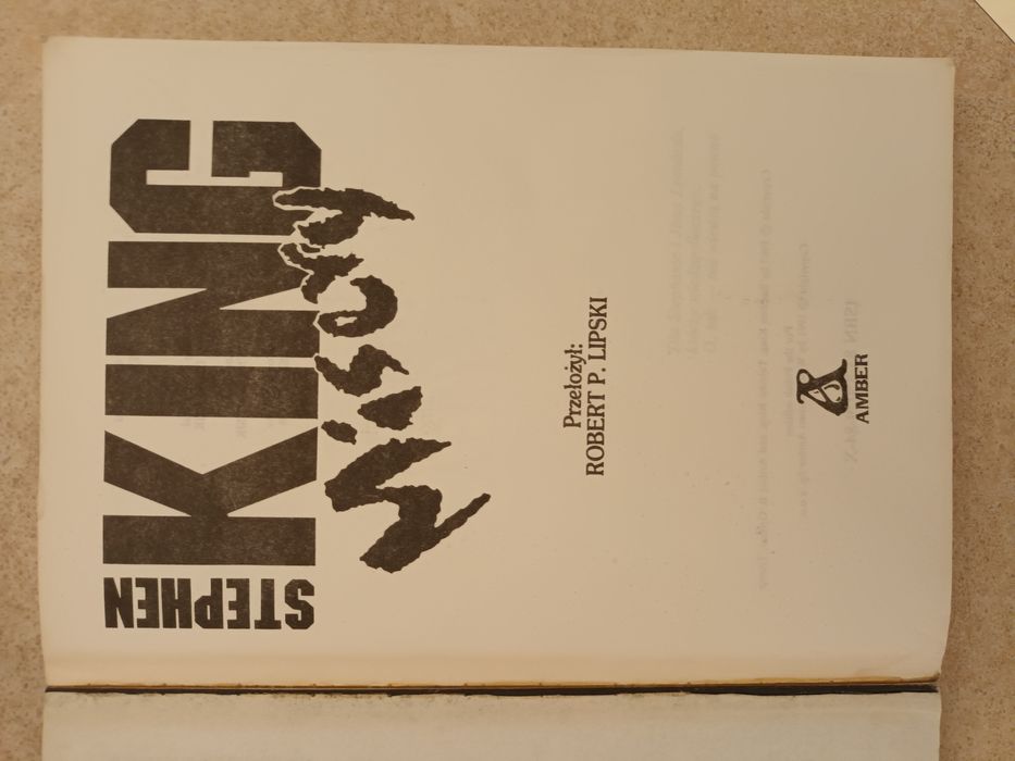 Książka Misery Stephen King