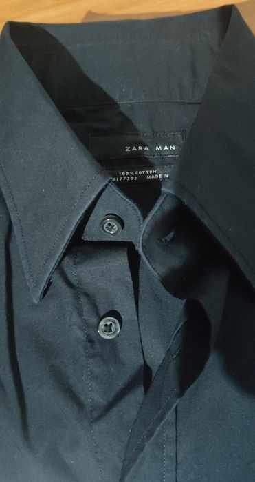 Camisa preta formal ZARA nova