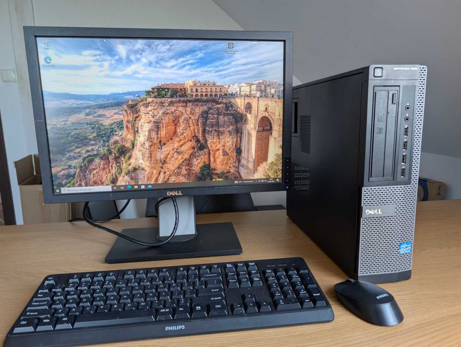 Zestaw komputerowy Dell i5-2400 | 12GB RAM | SSD 240GB | Monitor Dell 22"