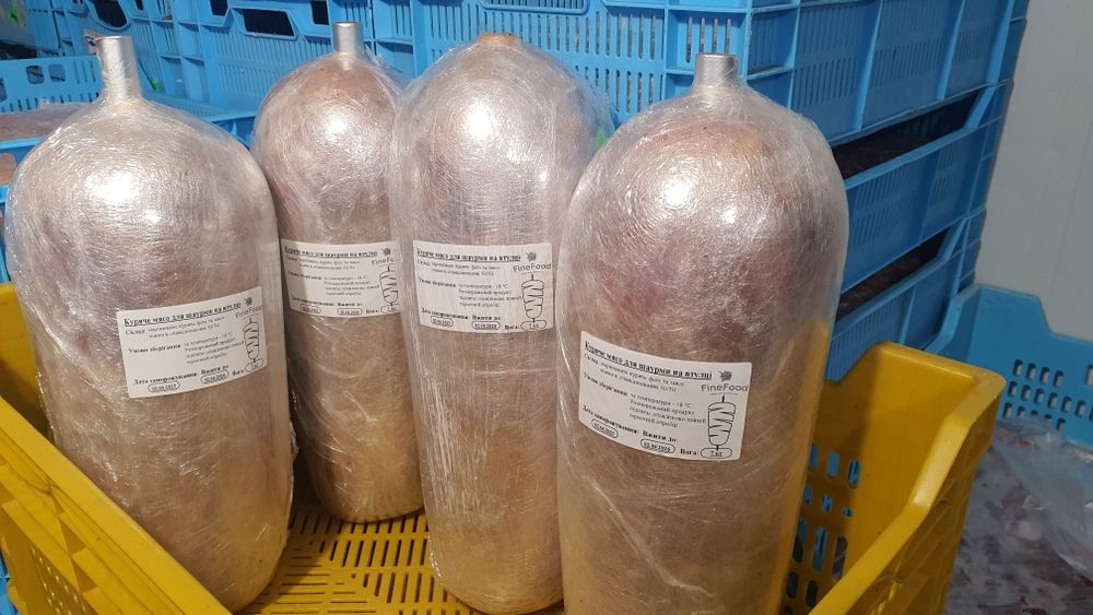 Донер, шаурма. Мясо на фтулці.