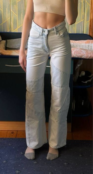 Bershka голубі джинси