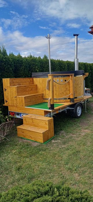 Balia/bania ogrodowa jacuzzi z hydromasażem 200cm dla 8 osób