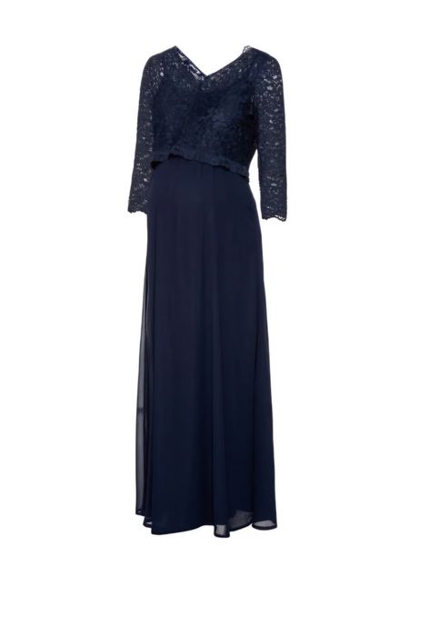 Długa sukienka ciążowa