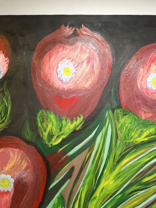 Pintura em tela flores