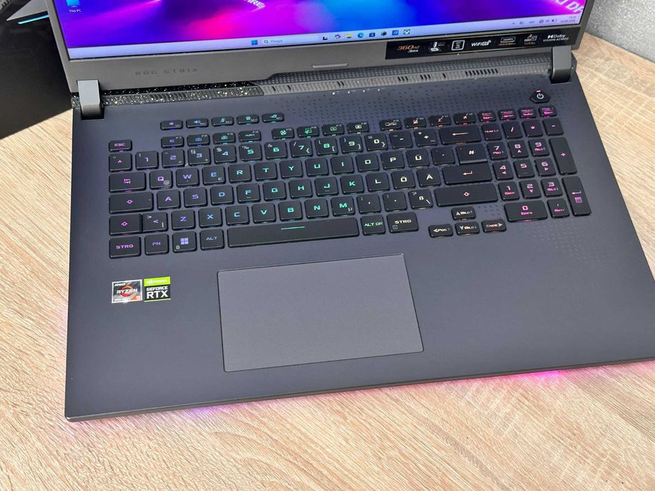 Asus Rog Strix G713RM G17.3" 360Hz R9-6900HX RTX3060 6GB 140W DDR4 16GB DDR5/SSD 1TB/ідеальний стан! Ігровий Ноутбук Гарантія 3 міс!Магазин! /Асус РОГ