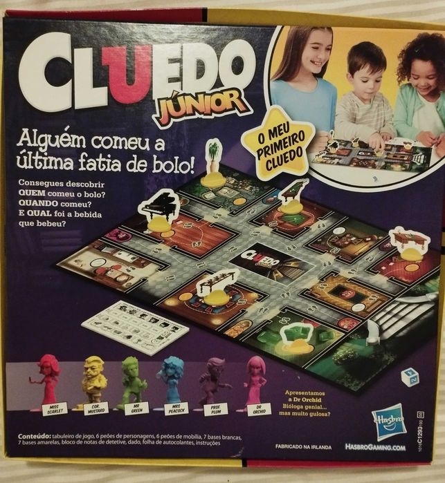 Jogo Cluedo Júnior64738630130817121