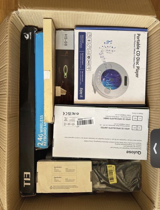 Box , zwroty elektronika / PC