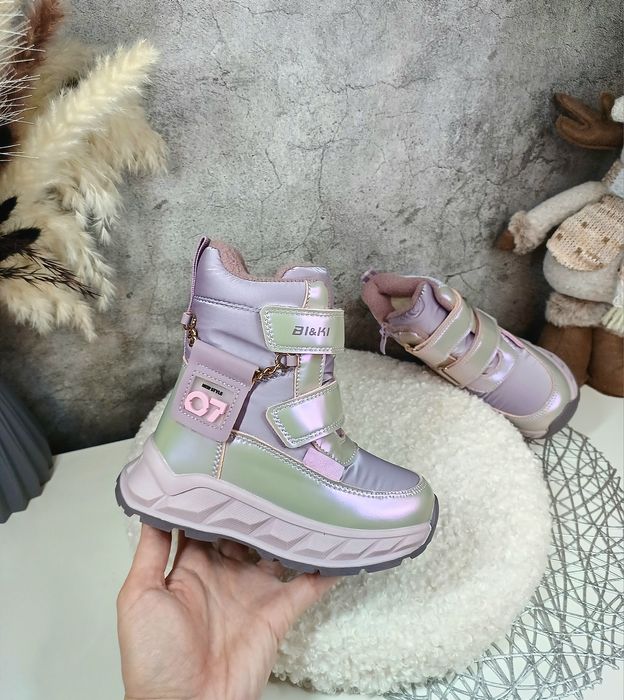 Зимові чоботи дутіки черевики Томм 27 28 29 30 31 32 33 для дівчинки