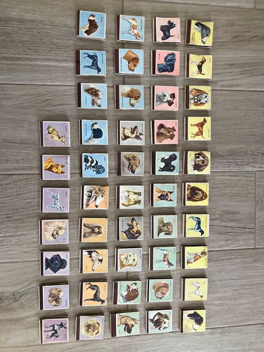 Caixas/ Carteiras de fósforos - Fosforeira Portuguesa - Coleção cães