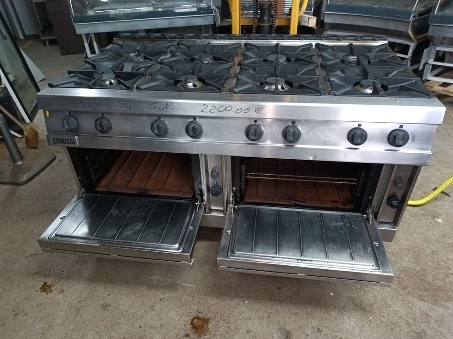 Fogão industrial a gás 8 queimadores Zanussi