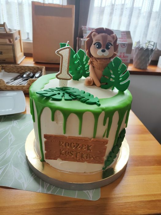 Dekoracje na roczek Safari