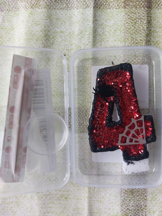 vela aniversário 4 anos homem aranha