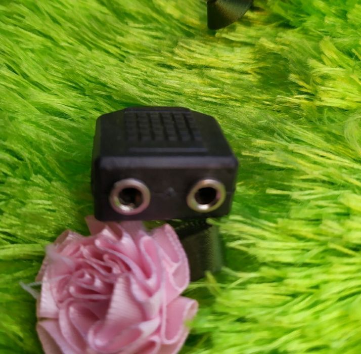 Переходник 1RCA - 2 RCA, 1 в 2 mini jack 3,5"