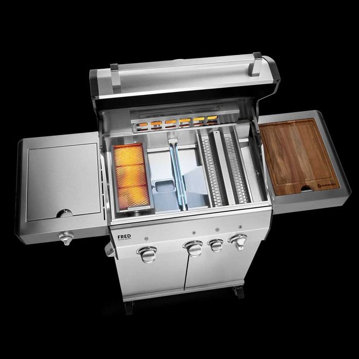 Немецкий газовый гриль газовий Burnhard Big Fred Deluxe не Weber