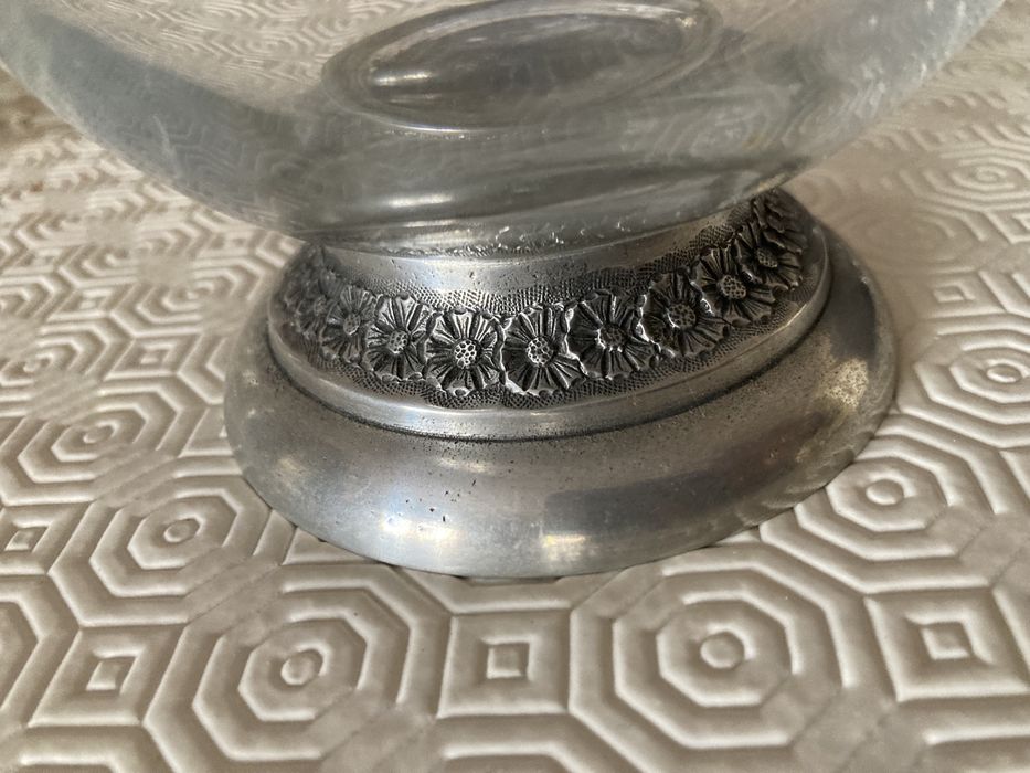 Garrafa de Licor com aplicação em Estanho