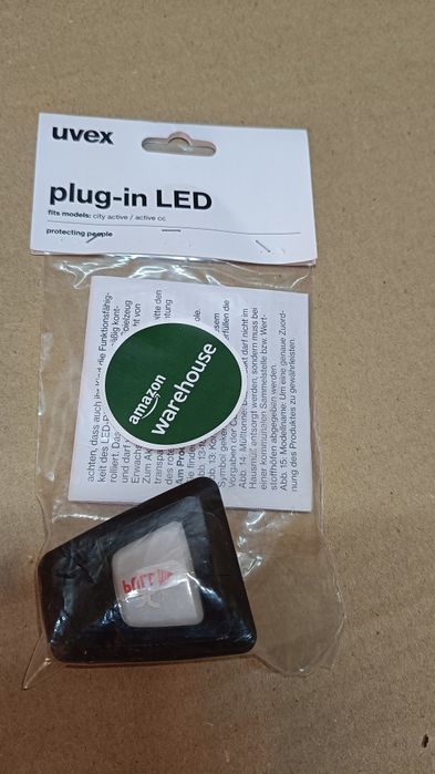 uvex plug-in LED lampka do kasku kompatybilny z modelami uvex active