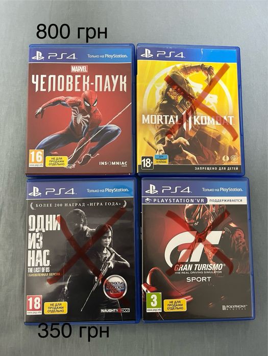 ігри для Playstation 4 та PS5