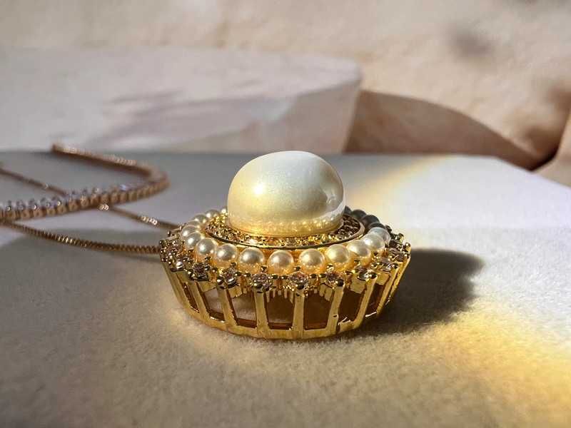 Conjunto 3 Peças: Brinco + Colar + Riviera | Banhado Ouro 18K