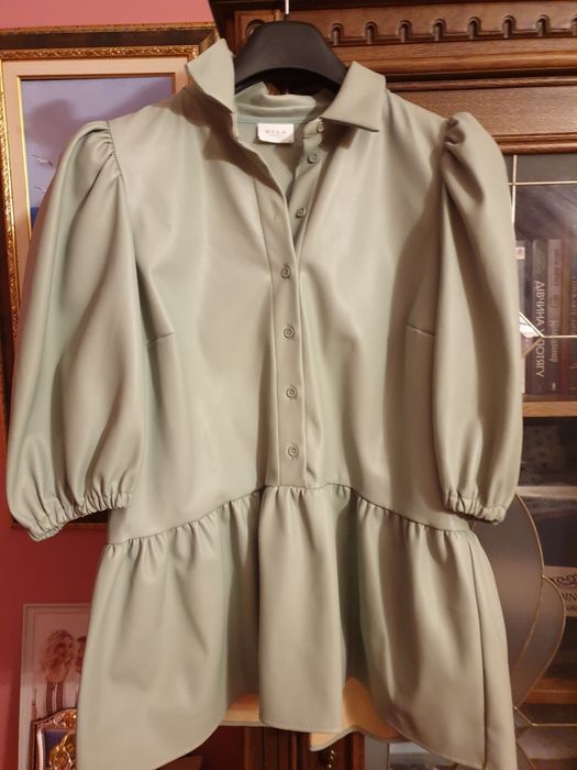 Блуза жіноча екошкіра