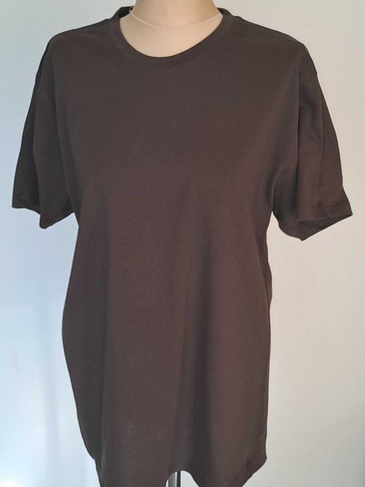 T-shirt męski koloru brązowego - rozmiar XL- Nowy bez metki