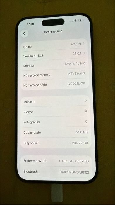 Iphone 15 Pro - 256 GB