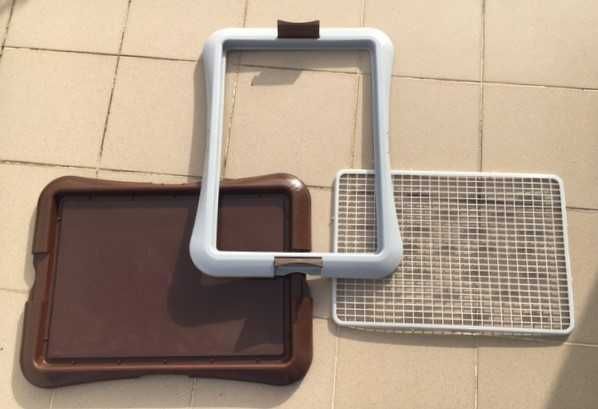 Tabuleiro higiénico de treino para cães