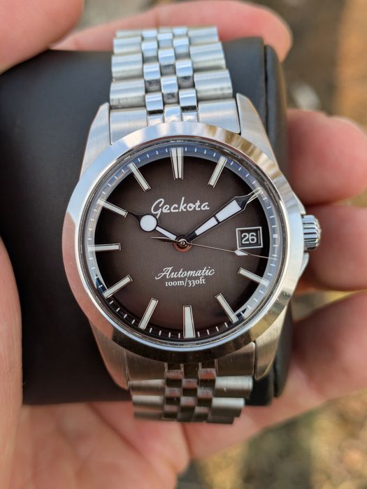 Zegarek Geckota E-01 ETA 2824-2 Szafir Automat