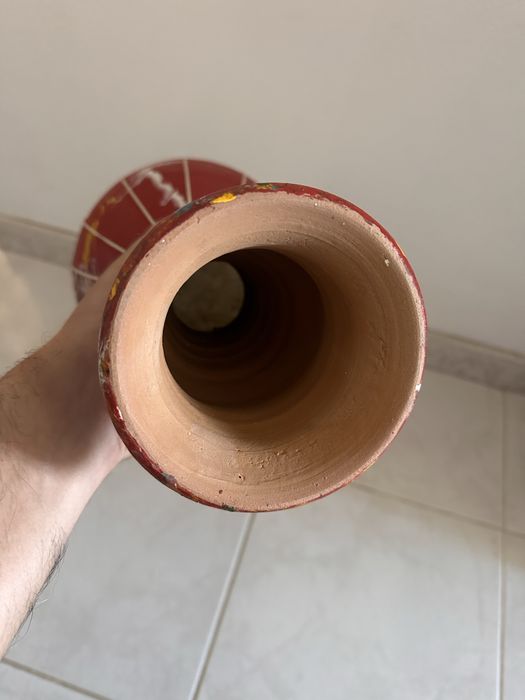 3 Djembe metal e barro