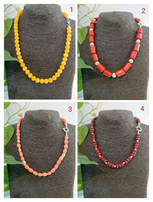 Novo - Colares em pedras naturais e prata