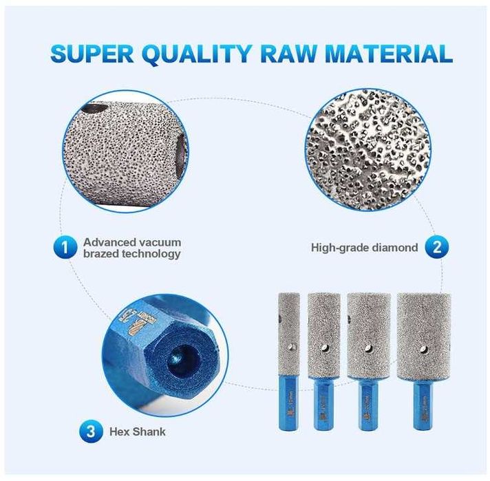 Diamentowy frez palcowy do gresu 20mm BRSCHNITT