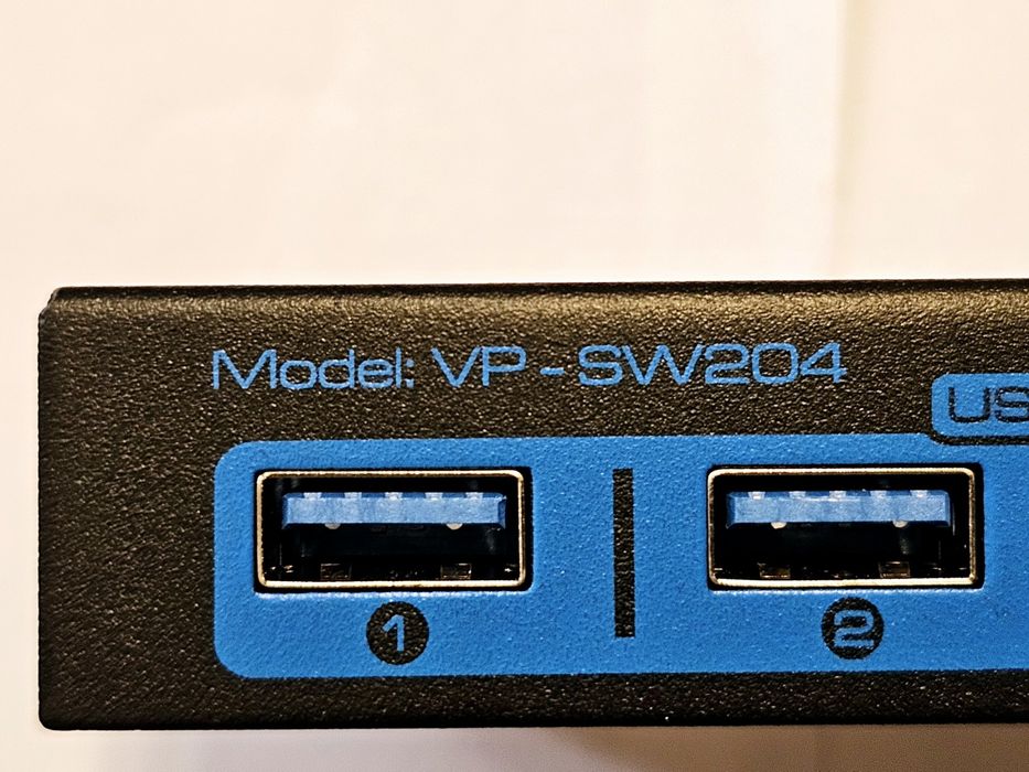 Свіч Display port KVM 2×1 VPFET VP-SW204