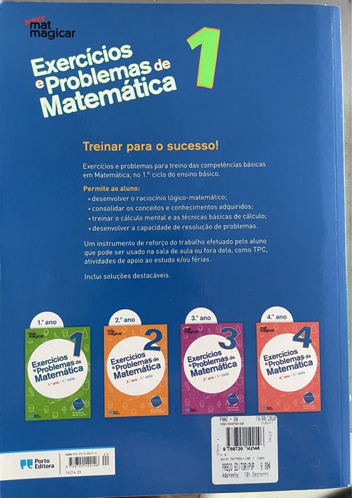 Livro exercicios Matematica 1o ano Porto Editora