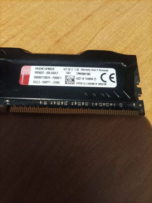 Kość pamięci RAM Fury Hyperx DDR4