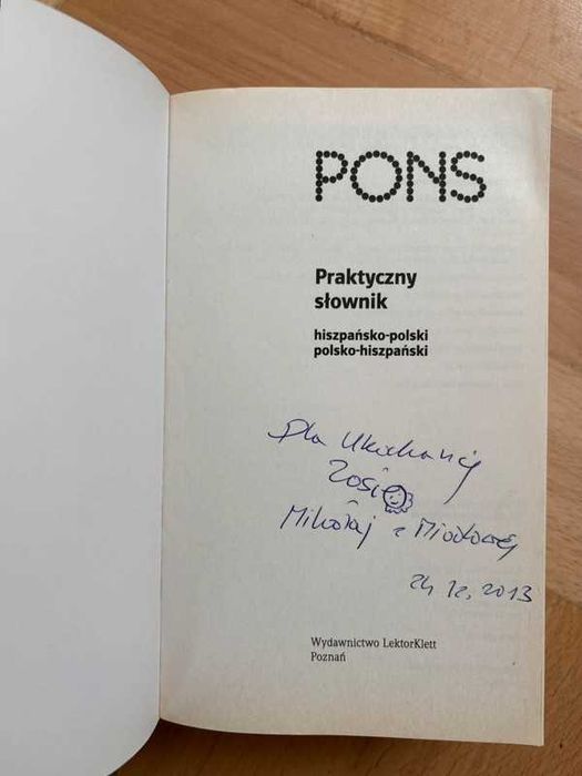 Słownik hiszpańsko-polski, polsko-hiszpanski