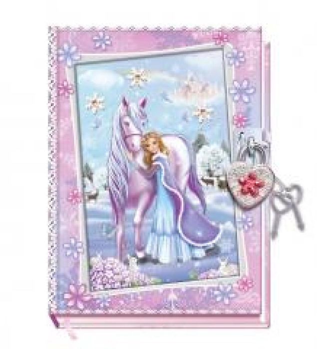 Pamiętnik na kłódkę Koń Pecoware folia,180x145 mm