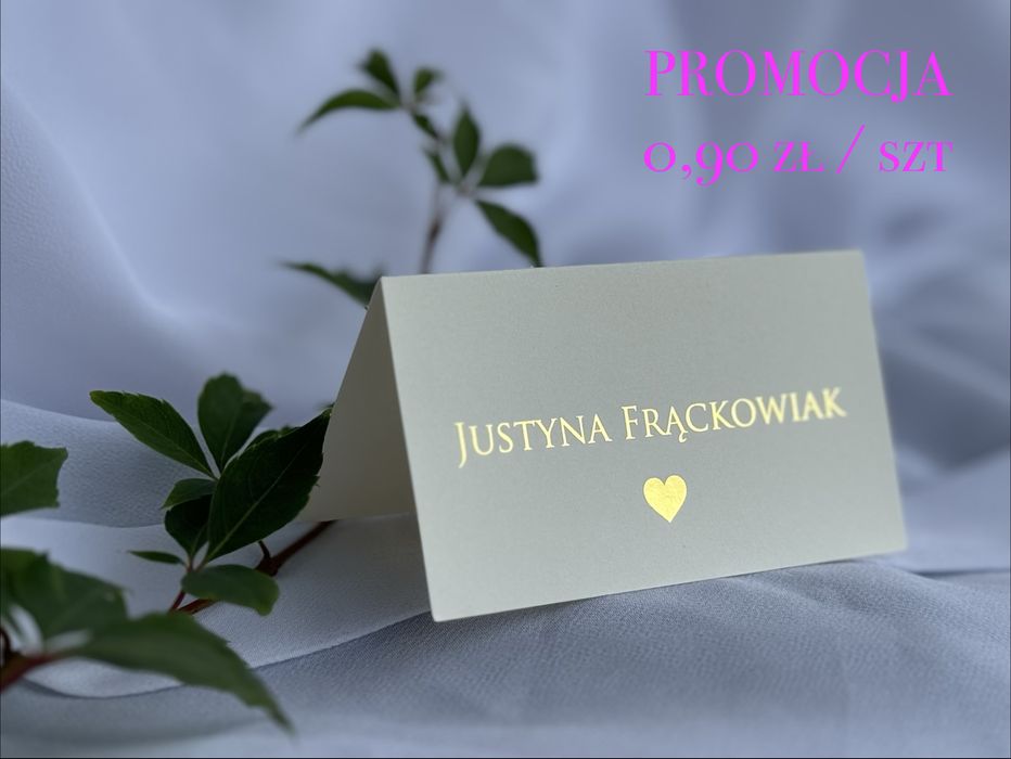 Winietki zlocone PROMOCJA