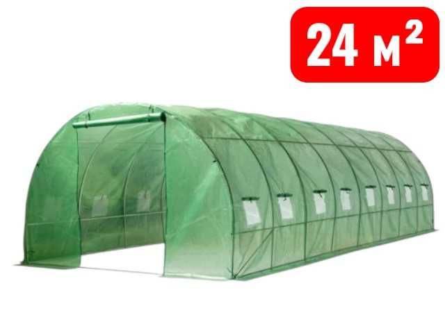 Великий вибір теплиць 6м² 12м² 18м² 24м² 30м² 39м² теплиця парник теплица тент тунель каркас садовий садовая розсада рассада город дача плівка пленка