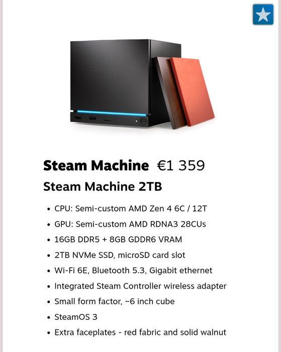 Steam Machine 2TB