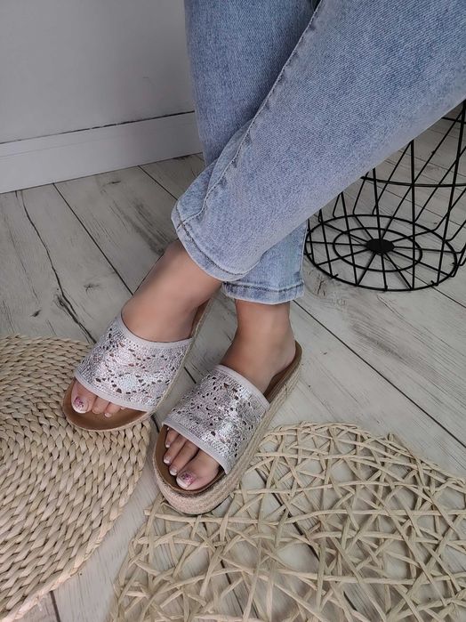 Klapki rozm 35-41 espadryle sandały damskie TU KUPUJESZ ROZMIAR 38