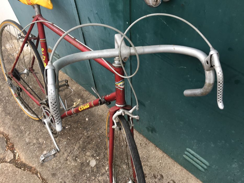 Bicicleta estrada em aluminio