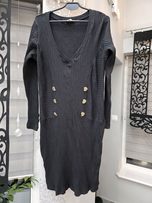 Elegancka sukienka Prążek XXL