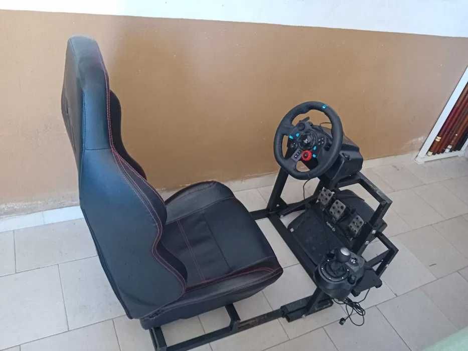 PS4 PS5 Sim Racing playseat volante G29 + shifter Amora • OLX.pt