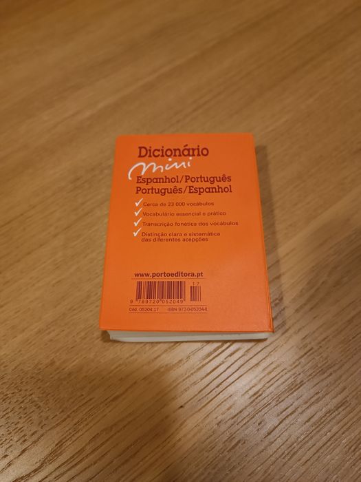 Dicionário de bolso Espanhol/Português
