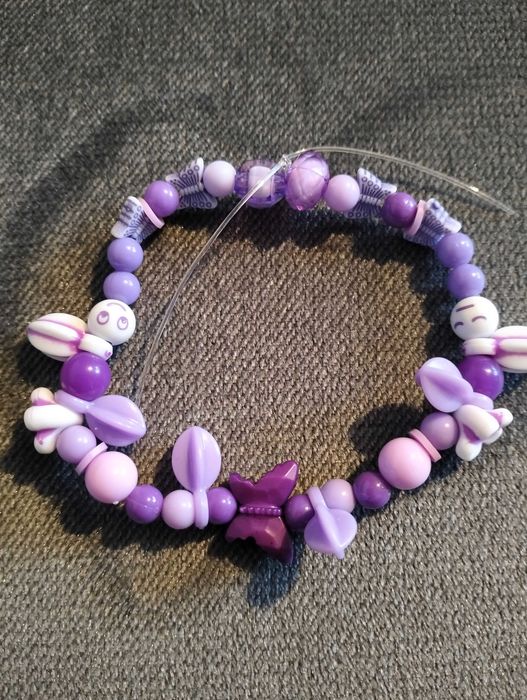 Bransoletka z motylkami